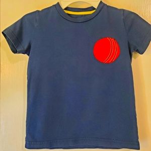 Mini Boden 4/5t Blue w/Orange Ball T-Shirt